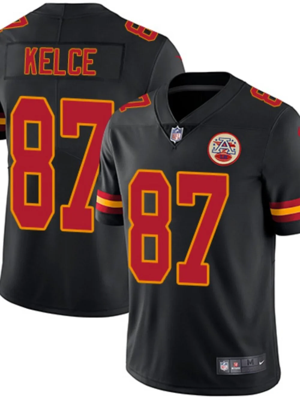 TRAVIS KELCE 87 - KANSAS CITY CHIEFS RED STITCHED FASHION JERSEY - YOUTH